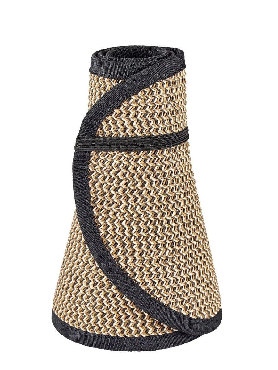 SDHC Signature Women's Ultrabraid Large Brim Visor - Black